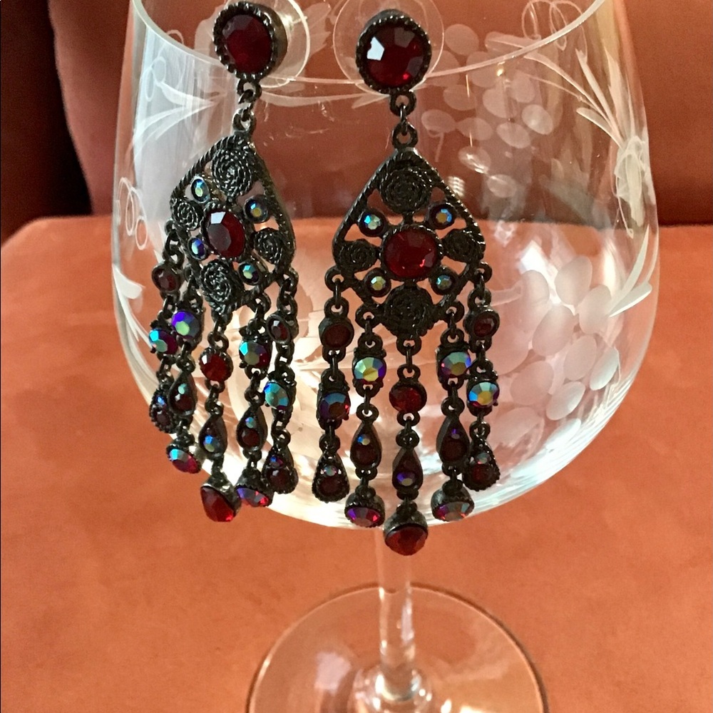 Beautiful Swarovski Chandelier Earrings